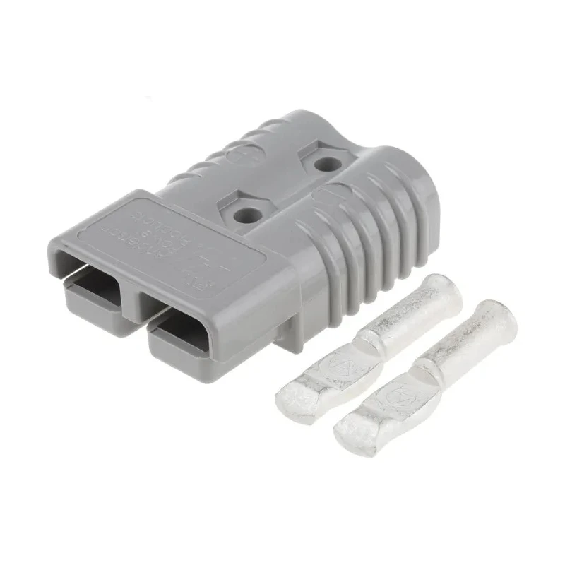 Anderson Power Products SB175 Series 2 Way Male Battery Connector, Straight Cable Mount, 600V, 280A SB175