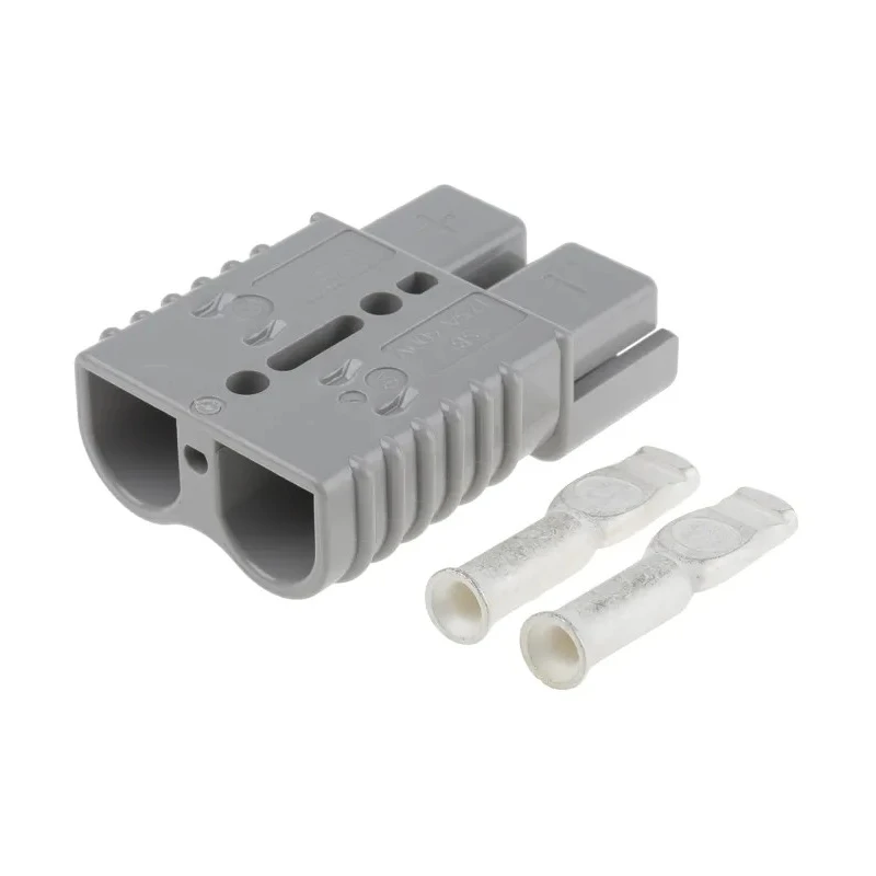 Anderson Power Products SB175 Series 2 Way Male Battery Connector, Straight Cable Mount, 600V, 280A SB175