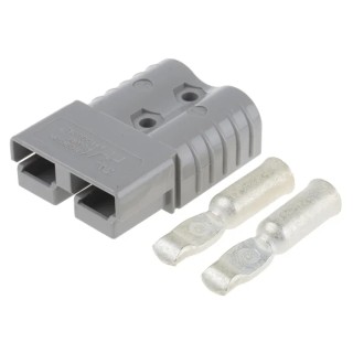 Anderson Power Products SB120 Series 2 Way Male Battery Connector Straight Cable 600V 120A 6800G2
