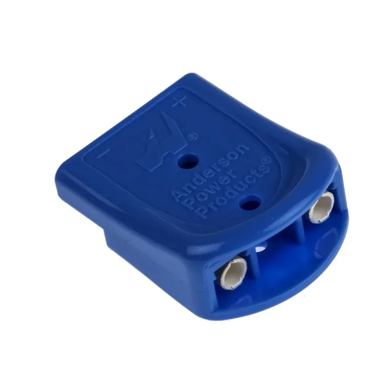 Anderson Power Products Powerpole 15-45 Series 2 Way Male Battery Connector, Straight, Cable Mount, 600V, 52A B02265G3