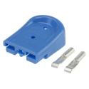 Anderson Power Products Battery Connector Powerpole 15-45 Series 2 Way Male, Straight Cable, 600V, 52A B02265G3-AWG16/20