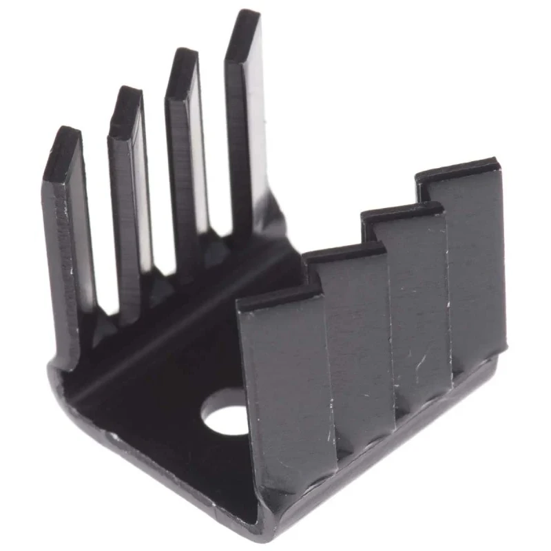 AAVID THERMALLOY Heatsink TO-220 Package, 21°C/W Thermal Resistance, 19 mm x 22 mm x 19 mm Black Anodised TV5G