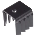 AAVID THERMALLOY Heatsink TO-220 Package, 21°C/W Thermal Resistance, 19 mm x 22 mm x 19 mm Black Anodised TV5G