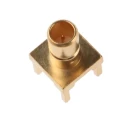 TE Connectivity SMB Series Coaxial Connector Through Hole Female SMB 75 Ω 4GHz Straight Body Solder 415504-4