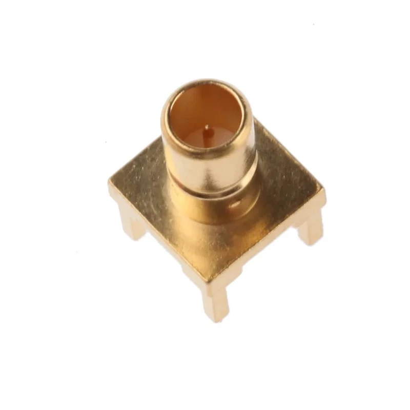 TE Connectivity SMB Series Coaxial Connector Through Hole Female SMB 75 Ω 4GHz Straight Body Solder 415504-4