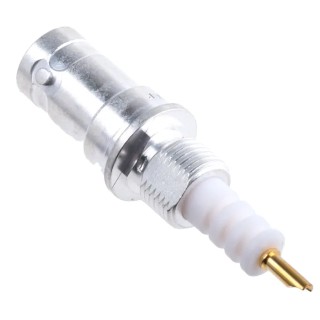 TE Connectivity Coaxial Connector Panel Mount Female SHV Straight Body Solder 5051494-1
