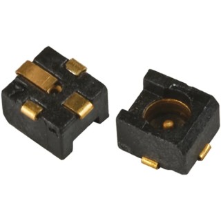 TE Connectivity OSMT Series Coaxial Connector Surface Mount Male 50 Ω Straight Body Solder 1055687-1