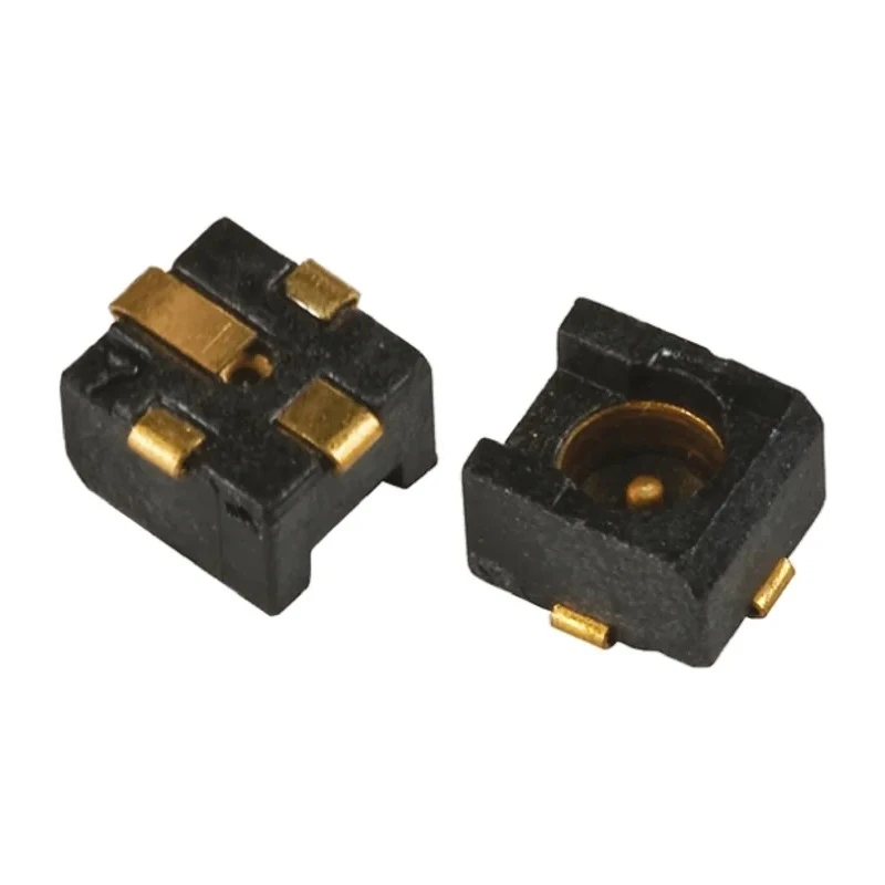 TE Connectivity OSMT Series Coaxial Connector Surface Mount Male 50 Ω Straight Body Solder 1055687-1
