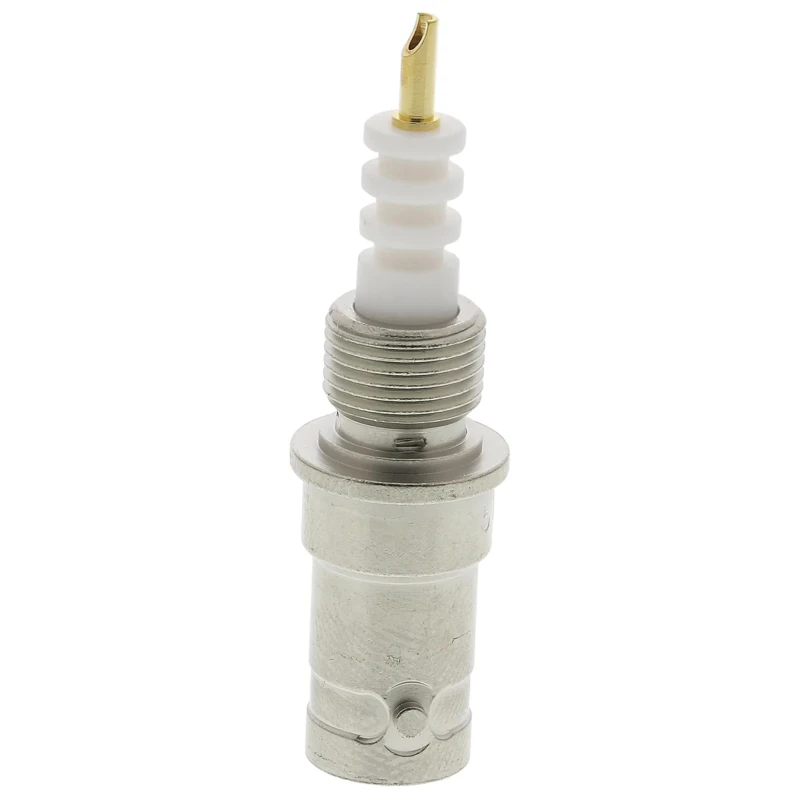 TE Connectivity Coaxial Connector Panel Mount Female SHV, Straight Body, Solder Termination 51494-2