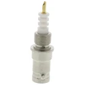 TE Connectivity Coaxial Connector Panel Mount Female SHV, Straight Body Solder 51494-2
