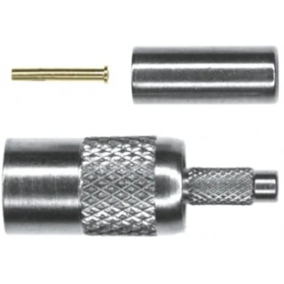 TE Connectivity SMB Series Coaxial Connector Cable Male SMB, 50 Ω, Straight Body Crimp 413985-3