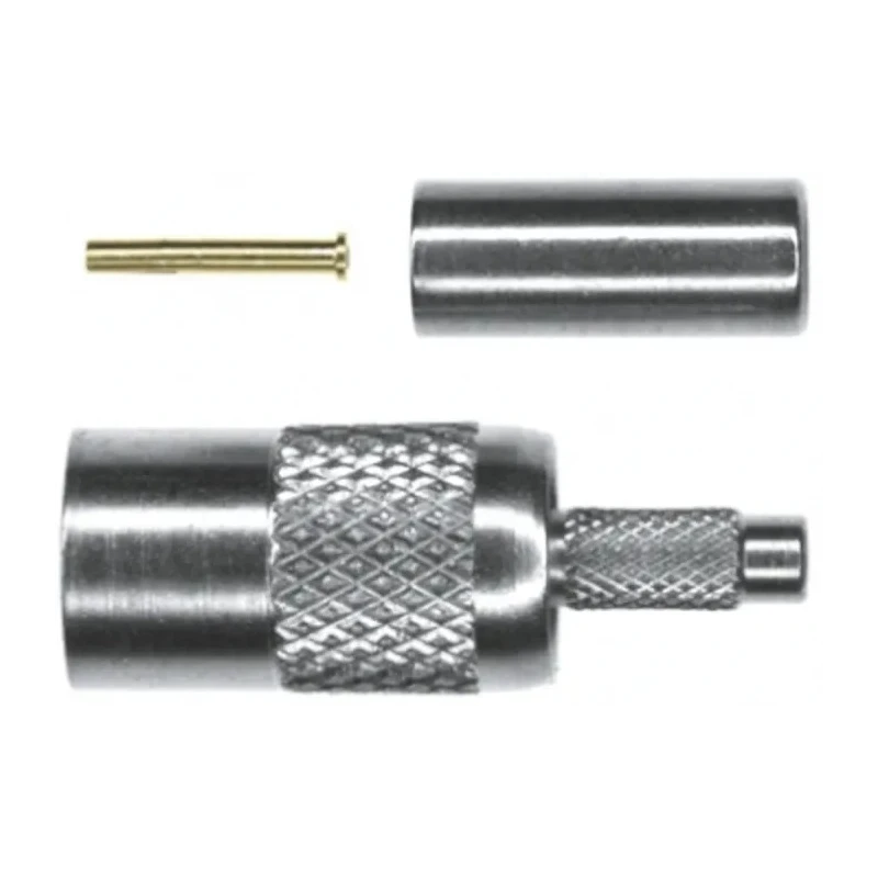 TE Connectivity SMB Series Coaxial Connector Cable Male SMB, 50 Ω, Straight Body Crimp 413985-3