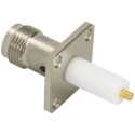 TE Connectivity TNC Series Coaxial Connector Panel Mount Female 50 Ω Straight Body Solder Termination 1057780-1
