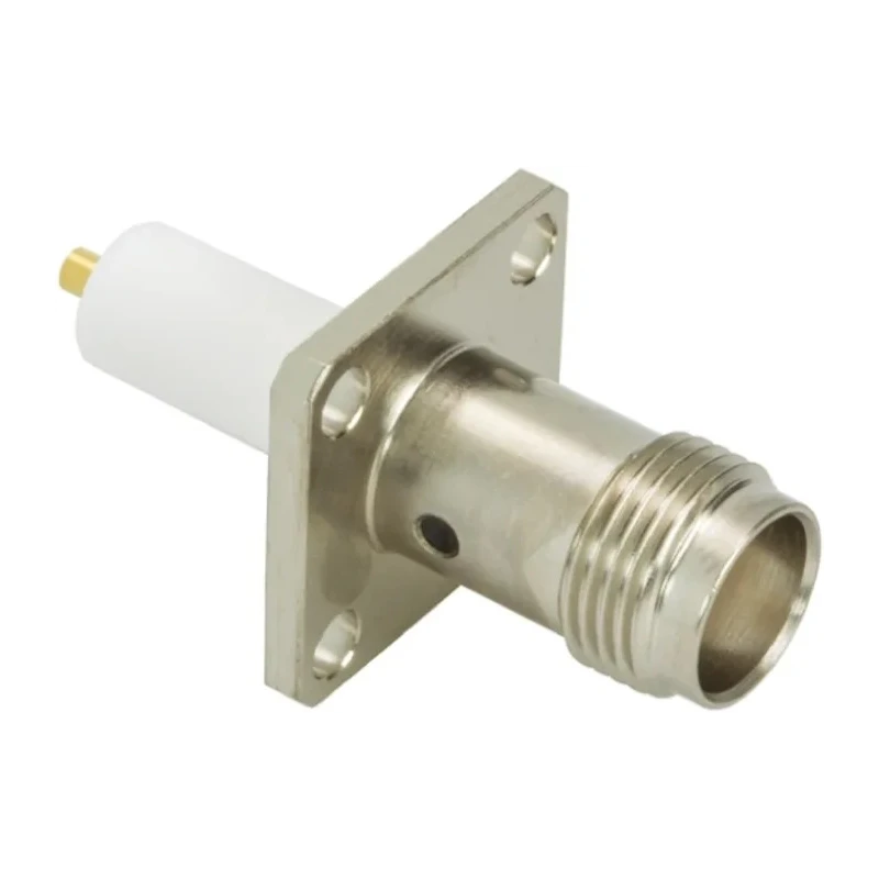 TE Connectivity TNC Series Coaxial Connector Panel Mount Female 50 Ω Straight Body Solder Termination 1057780-1