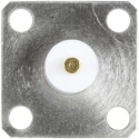 TE Connectivity TNC Series Coaxial Connector Panel Mount Female 50 Ω Straight Body Solder Termination 1057780-1