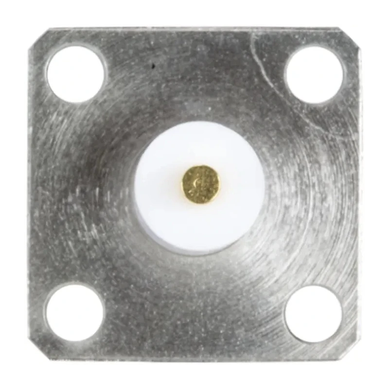 TE Connectivity TNC Series Coaxial Connector Panel Mount Female 50 Ω Straight Body Solder Termination 1057780-1