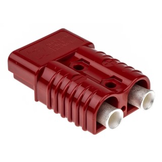 Anderson Power Products SB175 Series 2 Way Male Battery Connector, Straight Cable Mount, 600V, 280A SB175
