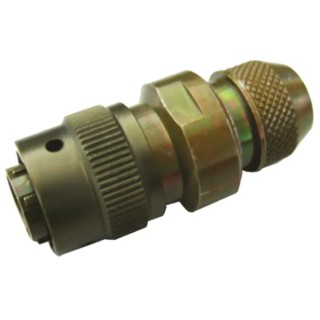 Glenair Miniature Aluminium Circular Connector, 5 Contacts, 7.5A, Cable Mount, Plug Male, IP67, Bayonet Lock VG95328M14-5P
