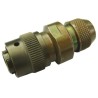 Glenair Miniature Aluminium Circular Connector, 5 Contacts, 7.5A, Cable Mount, Plug Male, IP67, Bayonet Lock VG95328M14-5P