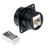 Glenair IPT Series RJ45 Connector Female Panel Mount Cat6 Straight 1 Port