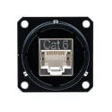 Glenair IPT Series RJ45 Connector Female Panel Mount Cat6 Straight 1 Port 