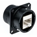 Glenair IPT Series RJ45 Connector Female Panel Mount Cat6 Straight 1 Port 