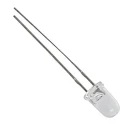 Nichia Blue LED 5 mm (T-1 3/4) Through Hole 3.2 V 35mA 123mW NSPB500AS