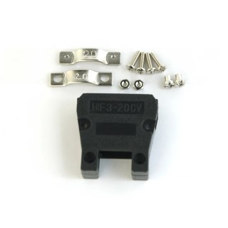 Hirose Backshell Accessory for Crimping Socket, Polyacetal Black, Series HIF3B HIF3-20CV(72)