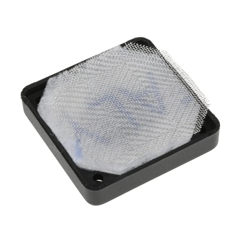 Essentra Fan Mounted Filter 60 mm, Polyethylene Terephthalate and Stainless Steel Filters with Fibreglass RCP-060-T