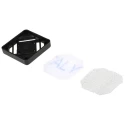 Essentra Fan Mounted Filter 60 mm, Polyethylene Terephthalate and Stainless Steel Filters with Fibreglass RCP-060-T