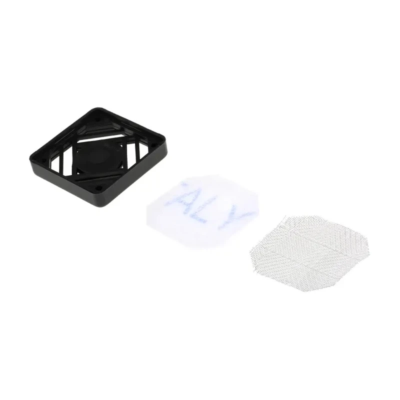 Essentra Fan Mounted Filter 60 mm, Polyethylene Terephthalate and Stainless Steel Filters with Fibreglass RCP-060-T