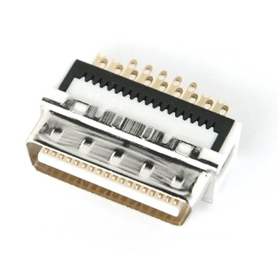 Hirose SCSI Connector 36 Way Male Straight Cable 1.27 mm Pitch Solder DX40-36P(55)