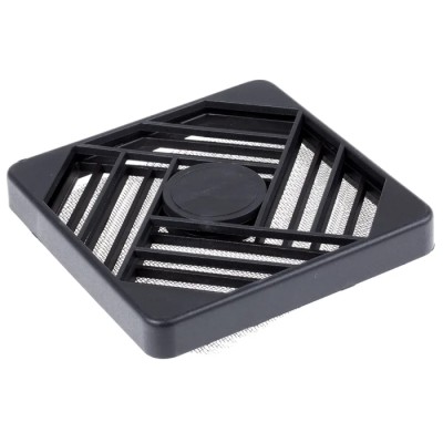 Essentra Fan Mounted Filter 92 mm Stainless Steel Polyethylene Terephthalate Fibreglass Reinforced Nylon Frame RCP-092-T