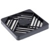 Essentra Fan Mounted Filter 92 mm Stainless Steel Polyethylene Terephthalate Fibreglass Reinforced Nylon Frame RCP-092-T