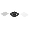 Essentra Polyethylene Terephthalate Stainless Steel Fan Mounted Filter 40 mm Frame Fibreglass Reinforced Nylon RCP-040-T
