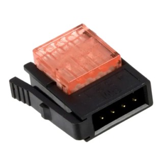 3M 4-Way IDC Connector Male for Cable, 1 Row, 3A Current, 32V AC, Model 37104-B101-00E MB