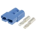 Anderson Power Products SB120 Series 2 Way Male Battery Connector, Straight Cable 600V 120A SB120
