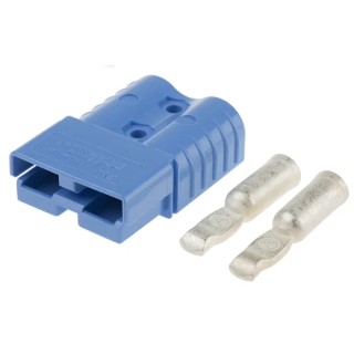 Anderson Power Products SB120 Series 2 Way Male Battery Connector, Straight Cable 600V 120A SB120
