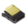 3M 4-Way IDC Connector Male for Cable, 1 Row, 3A Current, 32V AC, Gold Plated Contacts 37104-B122-00E MB