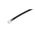 Bivar PCB 1-Way Straight Flexible LED Light Pipe Clear Lens Green LED Included 3 mm FLPV6.0-SG