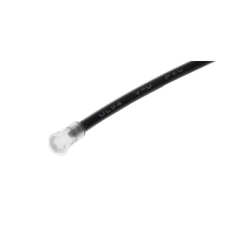 Bivar PCB 1-Way Straight Flexible LED Light Pipe Clear Lens Green LED Included 3 mm FLPV6.0-SG