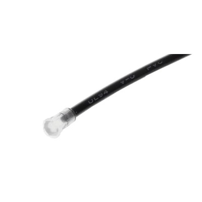 Bivar PCB 1-Way Straight Flexible LED Light Pipe Clear Lens Green LED Included 3 mm FLPV6.0-SG