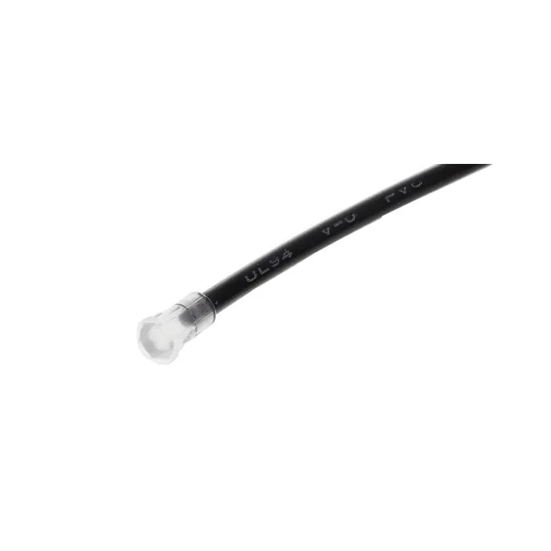Bivar PCB 1-Way Straight Flexible LED Light Pipe Clear Lens Green LED Included 3 mm FLPV6.0-SG