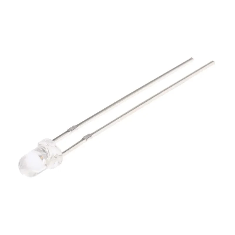 Bivar UV3TZ Series 1-LED UV LED 395 nm 40 mW 30° Viewing Angle 2-Pin Through Hole UV3TZ-395-30