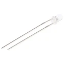 Bivar UV3TZ Series 1-LED UV LED 395 nm 40 mW 30° Viewing Angle 2-Pin Through Hole UV3TZ-395-30