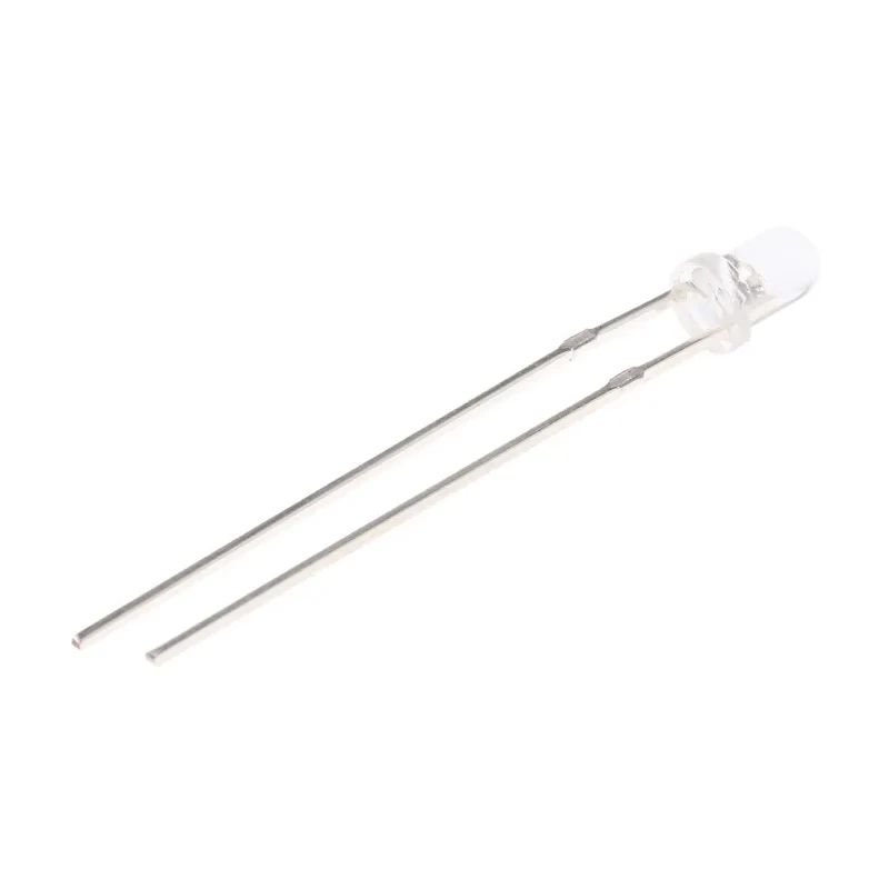 Bivar UV3TZ Series 1-LED UV LED 395 nm 40 mW 30° Viewing Angle 2-Pin Through Hole UV3TZ-395-30