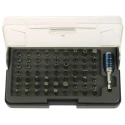 Crescent Phillips, Pozidriv, Torx, Hex, Tri-Wing Screwdriver Bit Set 64 Pieces 1/4 in Drive CBK64EU