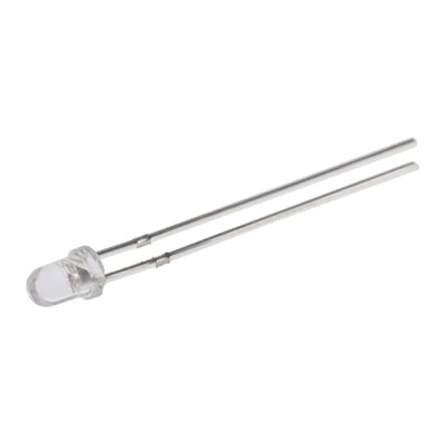 Bivar UV3TZ Series 1-LEDs UV LED 400 nm 40 mW 30 ° Viewing Angle 2-Pin Through Hole Package UV3TZ-400-30