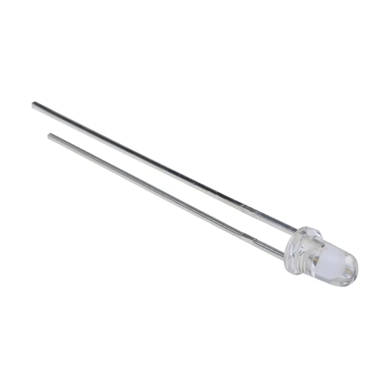 Bivar UV3TZ Series 1-LED UV LED 405 nm 20 mW 15° Viewing Angle 2-Pin Through Hole UV3TZ-405-15