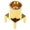 TE Connectivity Coaxial Connector Through Hole MCX 50 Ω Straight Body Solder 829558-4
